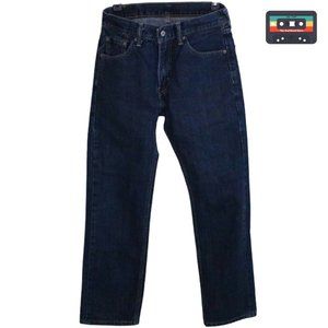 Levi 505 Jeans Pants Dark Blue Indigo Size 30X30